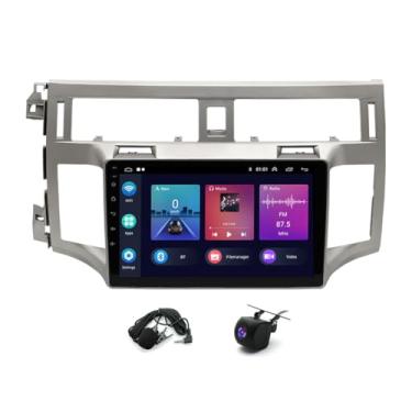 Imagem de Alikali Estéreo automotivo duplo Din de 23 cm com sem fio com Carplay com Android 13 Auto para Toyota Avalon 2005-2010 IPS receptor de áudio automotivo com WiFi GPS AHD e microfone de câmera de