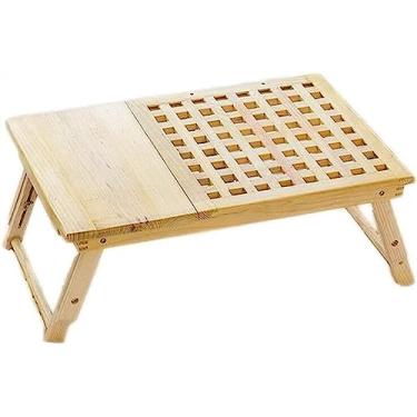 Imagem de Mesa dobrável para computador, mesa de colo ajustável, dobrável, bandeja de TV, mesa de chão, bandeja de servir café da manhã, mesa para jogos, laptop, dobrável, mesa de computador, eficiência