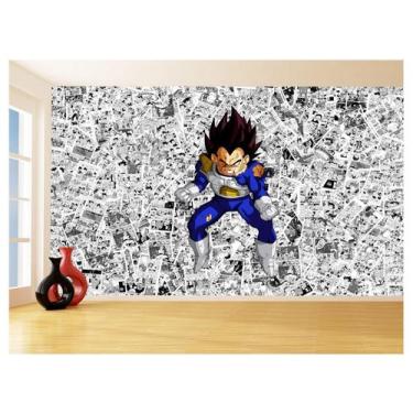 Imagem de Papel De Parede 3D Dragon Ball Vegeta Anime 3,5M Dbz596 - Você Decora