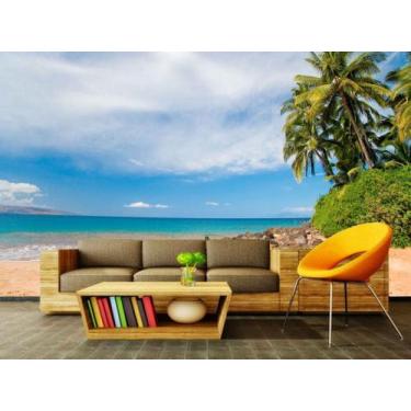 Imagem de Papel de Parede Painel Fotográfico Praia 88 -1,00 X 1,00 - Voce Decora