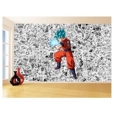 Imagem de Papel De Parede Dragon Ball Goku Página Manga 3,5M Dbz549 - Você Decor
