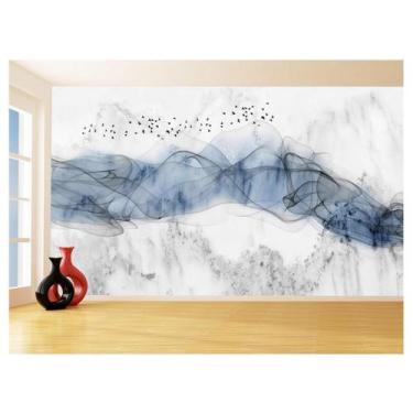 Imagem de Papel De Parede 3D Estilo Marmore Tintas Cores 3,5M Mbr80 - Você Decor