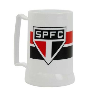 Imagem de Caneca Branca Gel Isolante Térmico 400Ml - Spfc - Tasco