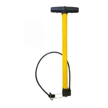 Imagem de Bomba Manual De Ar Encher Pneu De Bike Bicicleta Moto Carro Carrinho De Mão Fácil Universal (50cm)