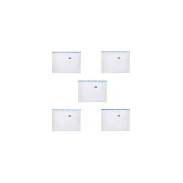 Imagem de Saco Organizador a Vácuo, 50x70cm, PVC Transparente, Redução de Volume 80%, com Zíper Hermético, 1 Unidade