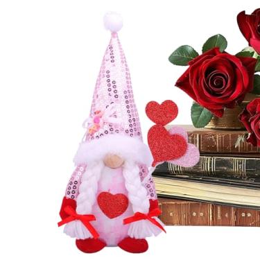 Imagem de Decorações de Gnomos do dos Namorados | Decoração Para Secretária,Decorativo de Festas | Para Quarto Escritório Estante Lareira Vitrine Criado-Mesa Aparador Restaurante Casa