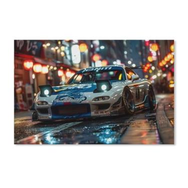 Imagem de HouLaiZhe Graffiti Modificado S15 Carro Esportivo Jdm Posters Tela Estética Decoração de Quarto Pintura de Parede Impressões Sala de Galeria Decoração de Parede para Quarto Sala de Estar Escritório 11