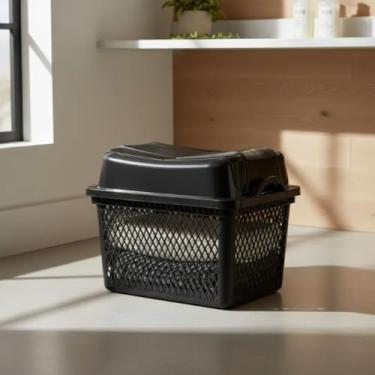Imagem de Arqplast, Caixa Organizadora Cesto Telado 20 Lts Com Tampa Articulada