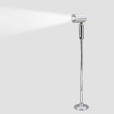 Imagem de VBESTLIFE Refletor LED, Refletor de Gabinete de Altura de 8,3 pol., Refletor de Exibição de Joias de Alumínio Alimentado por USB para Pintura Artística, Armários, Galerias (Luz Natural)