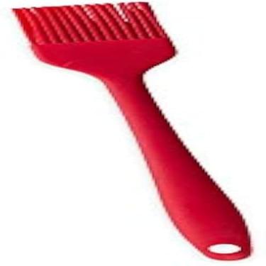 Imagem de Pincel culinario, silicone, cozinha, untar, alimentos, cabo longo, vermelho, leve, bom