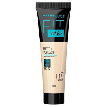 Imagem de Base Líquida Maybelline Fit Me Matte FPS22 118-Feminino