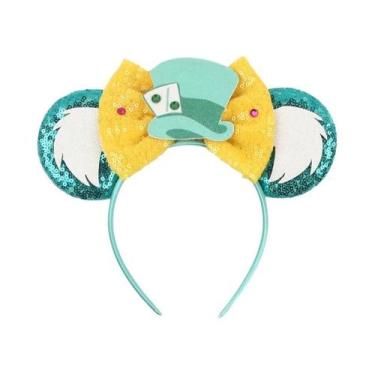 Imagem de Tiara De Orelhas De Rato Do Castelo Da Disney Com Fogos De Artifício P