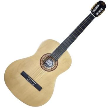 Imagem de Violão Nylon Acústico Clássico 38Brilho Natural + Dark Brown - Myth
