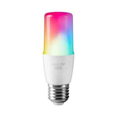 Imagem de Lâmpada LED Inteligente RGB Dimerizável Gu10 C37 A60 T37 Tuya E14 E27 