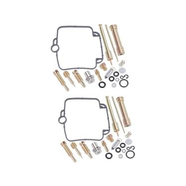Imagem de Kit de reparo de carburador de motocicleta para SUZUKI GS500E DR350 DR250S SE GSX1100 BST33 F650 BST 33 peças de reconstrução de junta de agulha flutuante (1 conjunto)