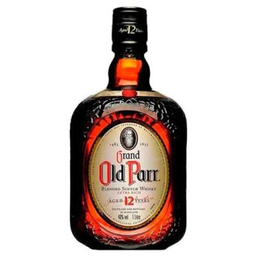 Imagem de Old Parr, Whisky Escocês, 12 Anos, 1 Litro, Sabor Tradicional, Caixa com 12 Unidades, Escócia, 40% Teor Alcoólico