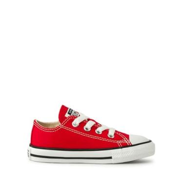Imagem de Tênis CONVERSE ALL STAR Kids Chuck Taylor Ox Infantil CK0001 Vermelho 18
