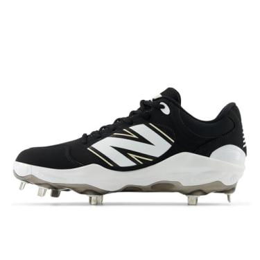 Imagem de New Balance Fresh Foam X 3000 V7 Tênis de beisebol masculino, Preto/branco, 11.5 Wide