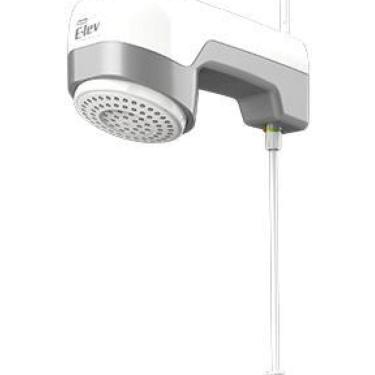 Imagem de Chuveiro E-Lev  220V7500W  - Enerbras Branco/Prata