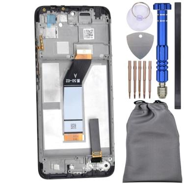 Imagem de Digitalizador de tela sensível ao toque com moldura para Xiaomi Redmi 10 2022 Preto 6.5