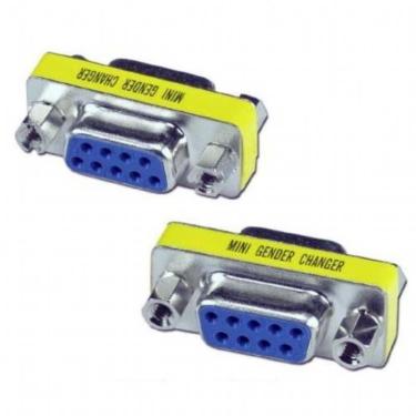 Imagem de Adaptador Emenda Serial Db9 Femea X Femea 9 Pinos Rs232