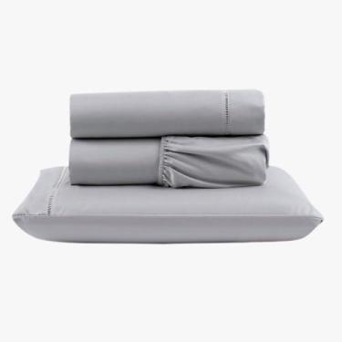 Imagem de Jogo de Lençol Peletizado 400 Fios Solteiro 3 Peças Casa - Hotel - Pou