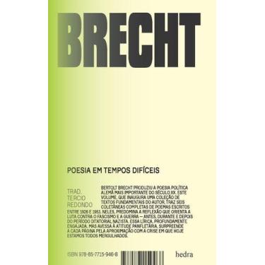 Imagem de Livro - Poesia em tempos difíceis