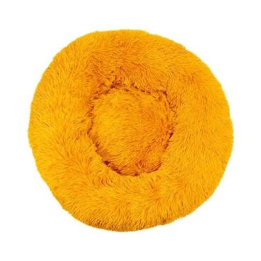 Imagem de Cama Para Gato Lavável Em Pelúcia, Super Macia, Formato De Donut, Colc