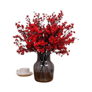 Imagem de Plantas Artificiais Longas De Gypsophila (Hálito De Bebê) - 10 Peças P