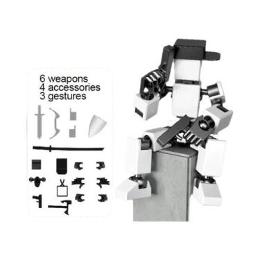Imagem de Boneco Robô Articulado De 13 Polegadas Impresso Em 3D, Manequim Multia