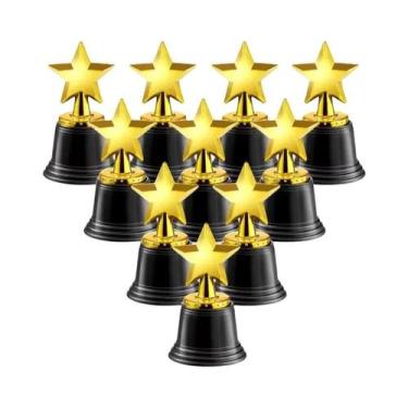 Imagem de Troféus Dourados Miniatura: Pacote Com 4-7 Polegadas De Altura, Estatu