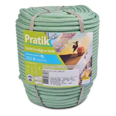 Imagem de Corda Pratik Trançada Pet Verde Rolo 3mm x 595m