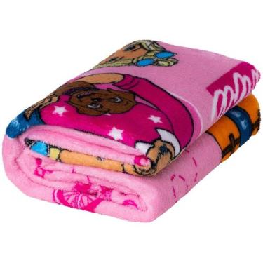 Imagem de Manta Infantil Barbie Fun - Jolitex, Rosa, Solteiro