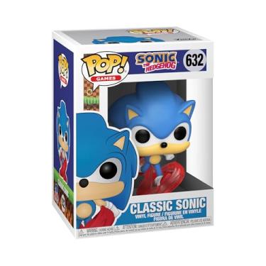 Imagem de Pop! Sonic The Hedgehog - Sonic Classico #632 – Funko, Multicolorido