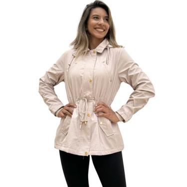 Imagem de Jaqueta Casaco Sobretudo Parka Forrado Capuz Militar Max - SOPHIA MODA