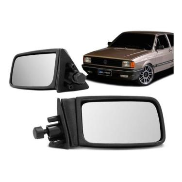 Imagem de Par Retrovisor Gol Quadrado Saveiro Voyage 87 89 90 91 92 94 - Retrove