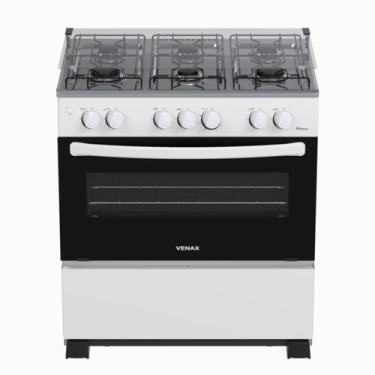 Imagem de Fogao 6 Bocas Venax Picasso GIIi Branco Gas Glp, Bivolt
