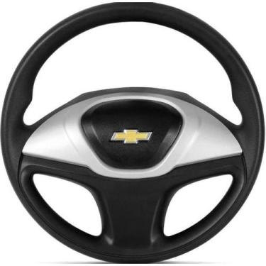 Imagem de Volante Para Celta Todos Prisma 2011 2012 2013 2014 Prata + Cubo - Che