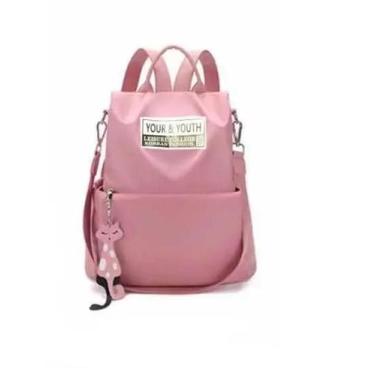 Imagem de Mochila Bolsa Antifurto Feminina Tiracolo Fashion Trabalho/Escola/Univ