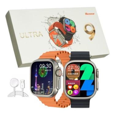 Imagem de Relógio Smartwatch Microwear W69 Laranja Ultra Pro Nota Fiscal Origina