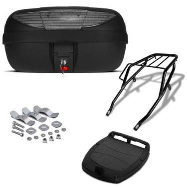 Imagem de Baú 45 Litros Pro Tork + Bagageiro Xlr 125 Cc Cristal, CRISTAL, XLR 12