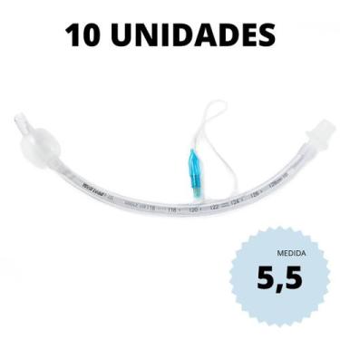 Imagem de Sonda Endotraqueal Com Balão 5,5 10 unidades  Well Lead 