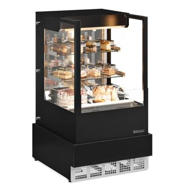 Imagem de Vitrine Refrigerada Aberta Dupla Função Conveniência Gourmet GGEA070 Preto Gelopar 220V