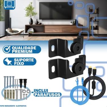 Imagem de Suporte Universal Fixo de Parede 13 a 70 Polegadas + Cabo HDMI 1.5m + 
