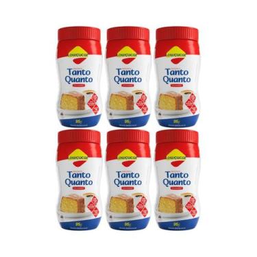 Imagem de Kit 6 adoçante em pó dietetico tanto quanto pote 95g lowçucar