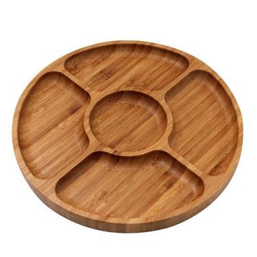 Imagem de Petisqueira redonda em bambu D20xA1,7cm - Dynasty