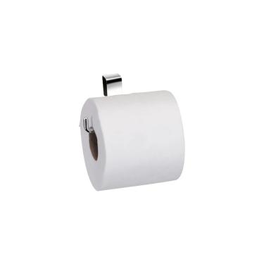 Imagem de Suporte para Papel Higiênico para Caixa Acoplada 1219 Encaixe sem Furos Acabamento Cromado Prata Arthi