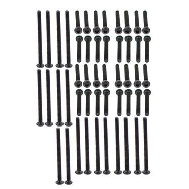 Imagem de Parafusos sextavados com cabeça de botão de liga de aço grau 10,9, M2X25, Black