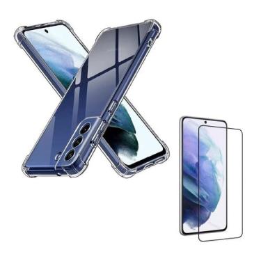 Imagem de Kit Capa Capinha Anti Impacto e Pelicula 3D Vidro Para Galaxy S21 FE (6.4 Pol) - Jodda