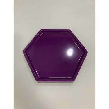 Imagem de BANDEJA SEXTAVADA 18X20,5CM - ROXO - 1 unidade
